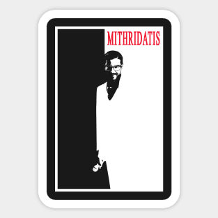 Mithridatis Scarface Logo Sticker